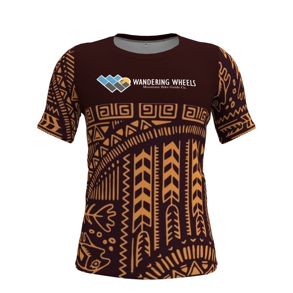 Wandering Wheels - Peru - Brown - Short Sleeve