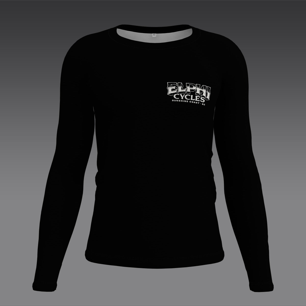 Elphicycles Jersey - BLK-D - Black with Green and Grey