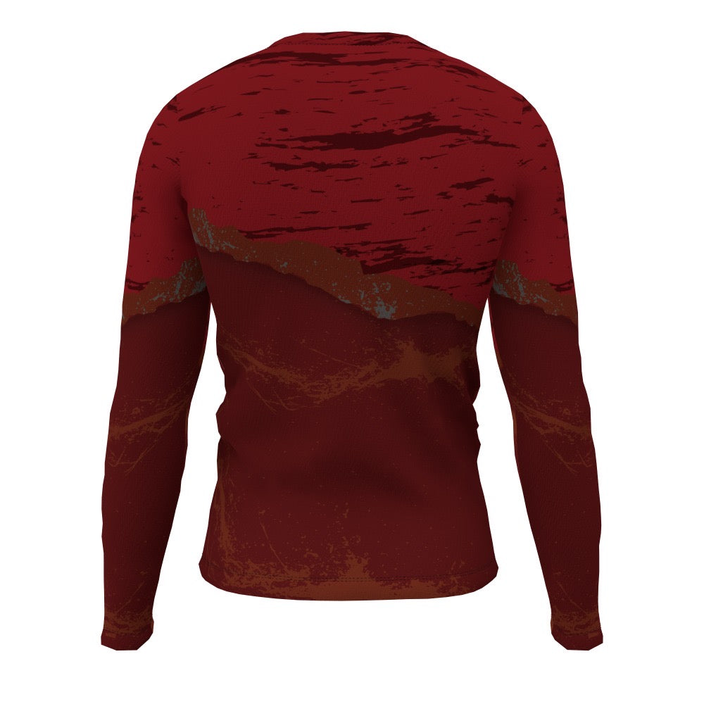 Wandering Wheels - Red Ripped - Long Sleeve