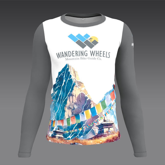 Wandering Wheels - Nepal - Dark - Long Sleeve