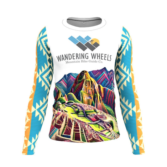 Wandering Wheels - Peru - White - Long Sleeve