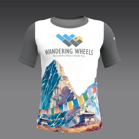 Wandering Wheels - Nepal - Dark - Short Sleeve