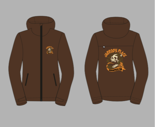 Jarrod’s Place - Rain Jacket - Skull Logo