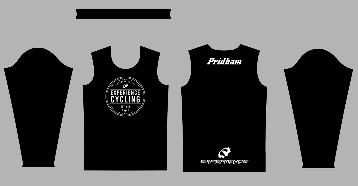 Custom - Experience Cycling - Black w White Logos