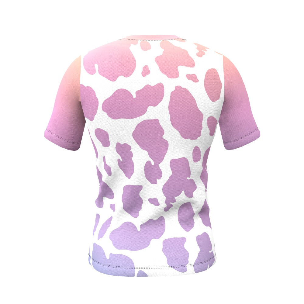 Pink Cow Print
