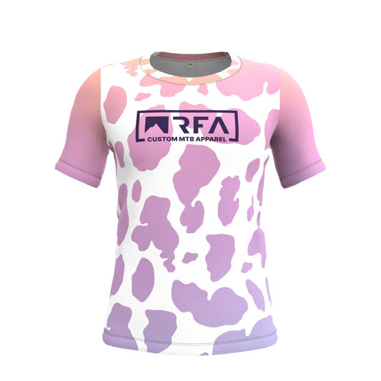Pink Cow Print