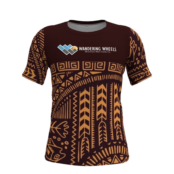 Wandering Wheels - Peru - Brown - Short Sleeve