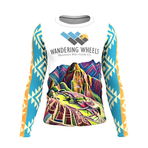 Wandering Wheels - Peru - White - Long Sleeve