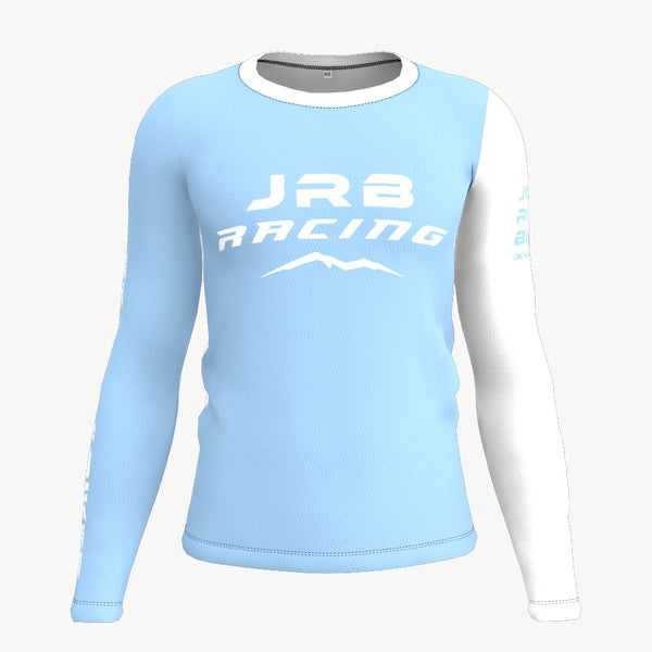 JRB - Light Blue and White