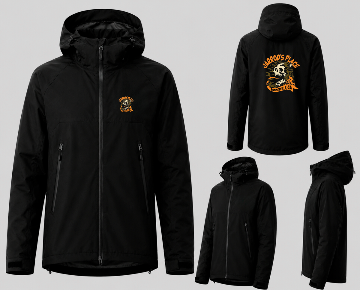 Jarrods Place - Skull Logo - Rain Jacket - Gen 2
